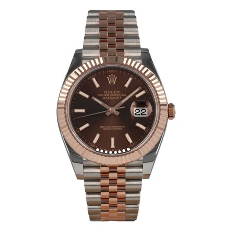 brown rolex face gold watch|preowned rolex with chocolate interior.